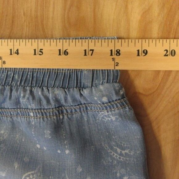 KNOX ROSE High Rise Paisley Drawstring Jogger Size XXL Lightweight 100% Lyocell - Picture 11 of 12